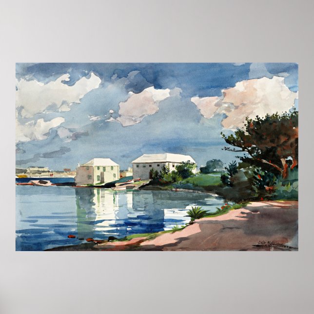 Winslow Homer, Salt Kettle, Bermuda Poster (Framsidan)