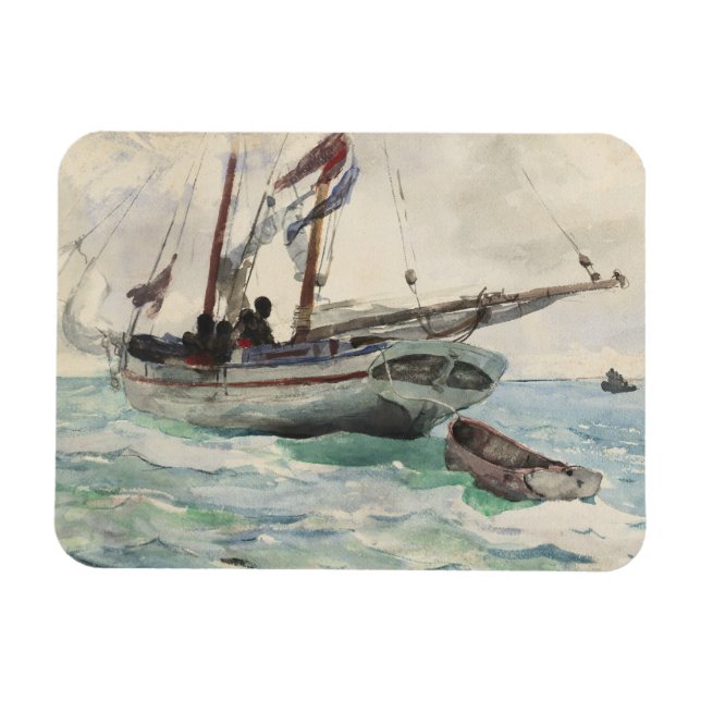 Winslow Homer - Schooner - Nassau Magnet (Horisontell)
