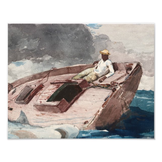 Winslow Homer - Stream Bukt Fototryck (Framsidan)