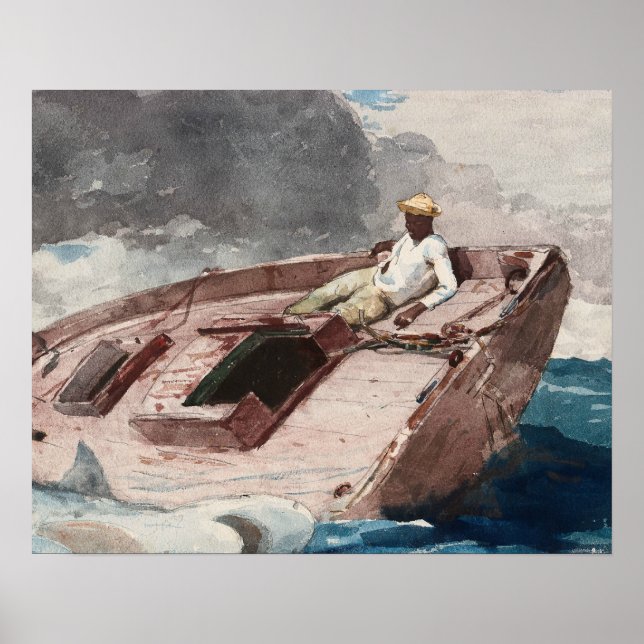 Winslow Homer - Stream Bukt Poster (Framsidan)