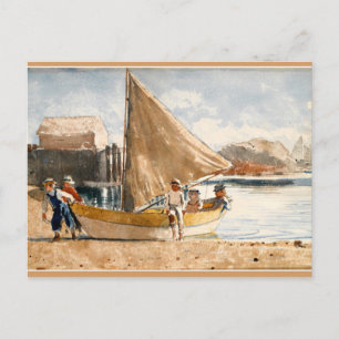 Winslow Homer-teckning, Summertime Vykort