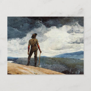 Winslow Homer-teckningar, Woodcutter Vykort