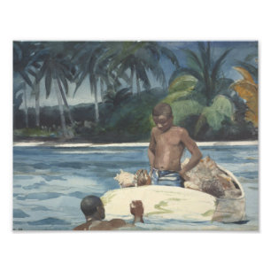 Winslow Homer - Väster India Divers Fototryck