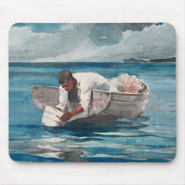 Winslow Homer - Vatten Fläkt Musmatta (Framsidan)