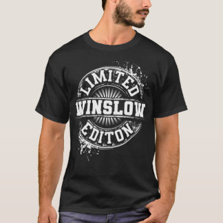 WINSLOW Lung Surname Family Träd Birthday Reunion T Shirt