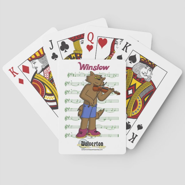 Winslow spelkort (Baksidan)
