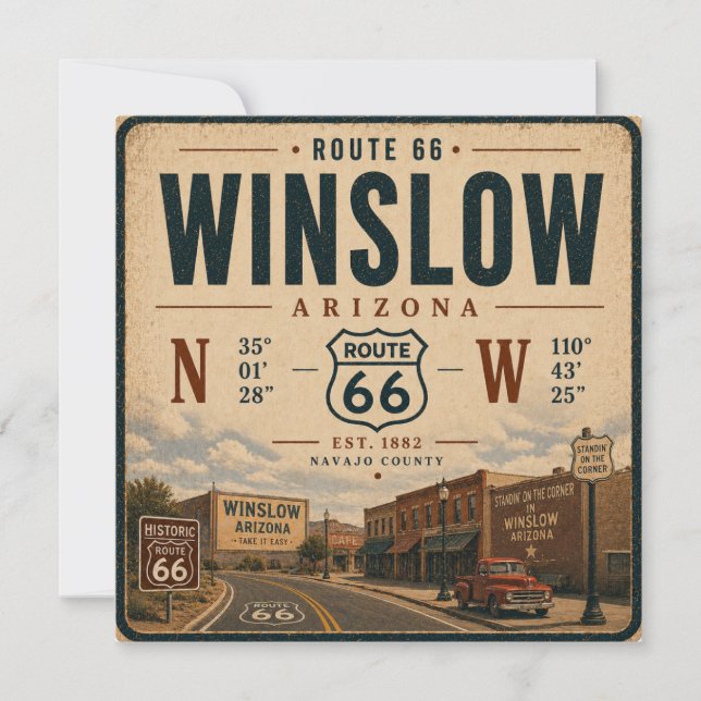 Winslow Vintage Americana Road Trip (Framsida)