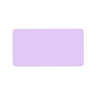 Winsome Orchid Violet Pastel Lila 2015 Färg Adressetikett