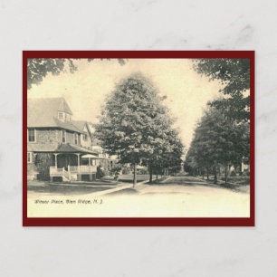 Winsor Ställe, Glen Ridge NJ c1910 Vintage Vykort
