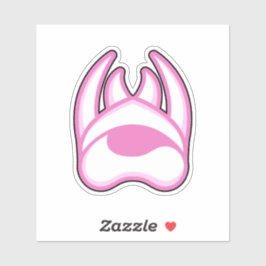 Winster White Klo Sticker Klistermärken