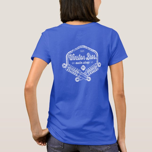 Winston Bros. Automatiskn shoppar skjortan - Tee Shirt (Baksida)
