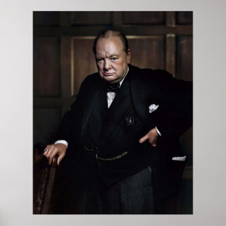 Winston Churchill 1941 av Yousuf Karsh Poster