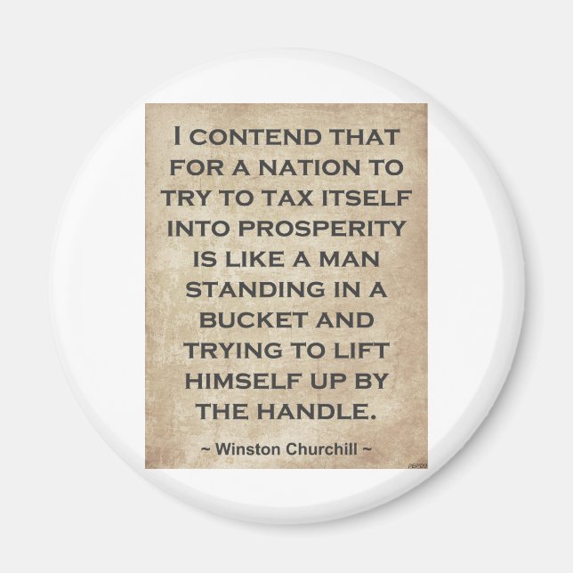 Winston Churchill #1 Magnet (Framsidan)