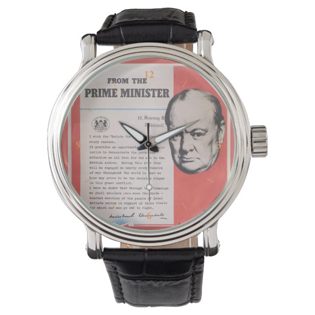 Winston Churchill Armbandsur (Framsida)