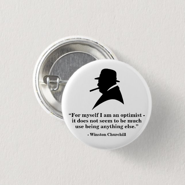 Winston Churchill Badge - Offert 6 Knapp (Framsida & baksida)