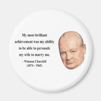 Winston Churchill-citat 6b Magnet