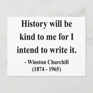Winston Churchill-citat 7a Vykort