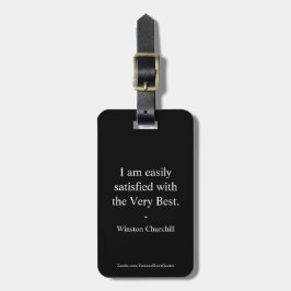 Winston Churchill-citat; Det Allra Bästa Bagagebricka