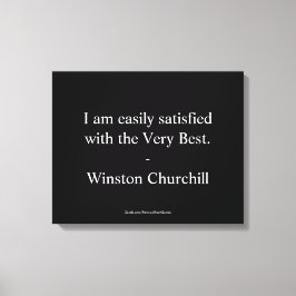 Winston Churchill-citat; Det Allra Bästa Canvastryck