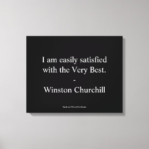 Winston Churchill-citat; Det Allra Bästa Canvastryck