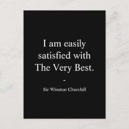 Winston Churchill-citat; Det allra bästa Vykort