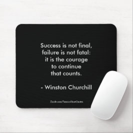 Winston Churchill-citat; Framgång 2.0 Musmatta