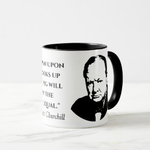 Winston Churchill-citat Mugg