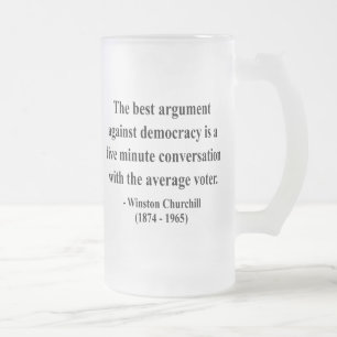 Winston Churchill citationstecken 10a Frostat Ölglas