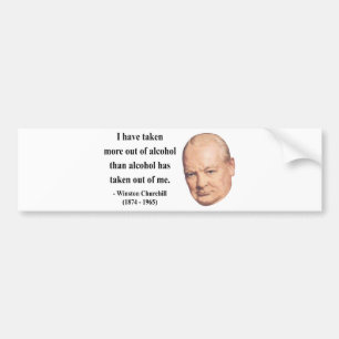 Winston Churchill citationstecken 12b Bildekal