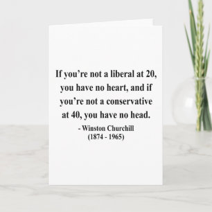 Winston Churchill citationstecken 15a Kort