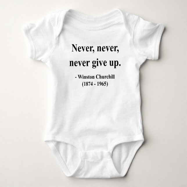 Winston Churchill citationstecken 1a Tee Shirt (Framsida)
