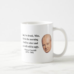 Winston Churchill citationstecken 2b Kaffemugg