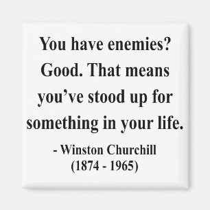 Winston Churchill citationstecken 3a Magnet