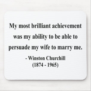 Winston Churchill citationstecken 6a Musmatta