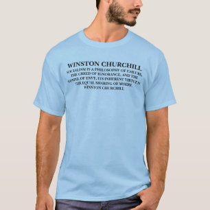 WINSTON CHURCHILL CITATIONSTECKEN - SKJORTA T-SHIRT