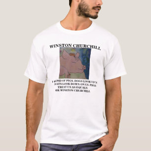 WINSTON CHURCHILL CITATIONSTECKEN - SKJORTA T-SHIRT