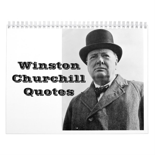 Winston Churchill-citattecken Kalender (Omslag)