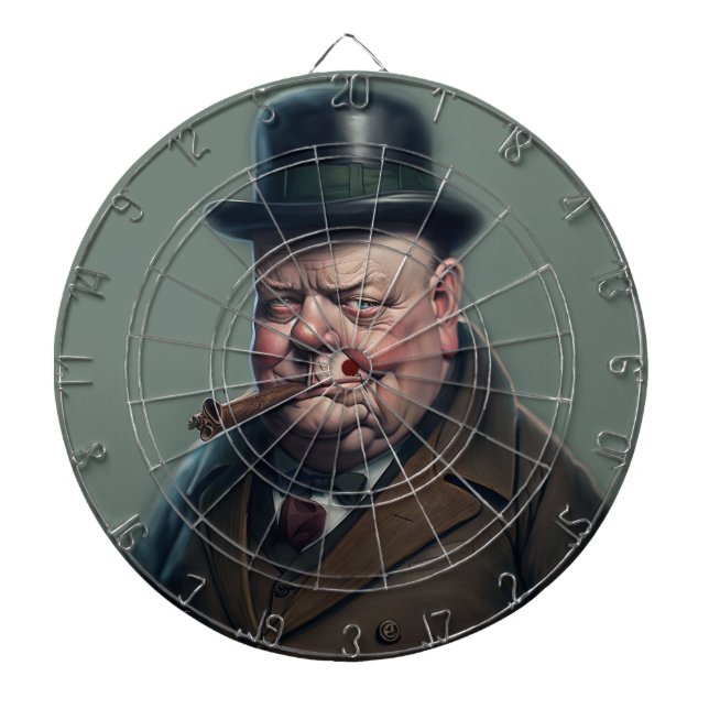 Winston Churchill Dartboard 2 Darttavla (Framsidan)