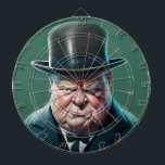 Winston Churchill Dartboard Darttavla<br><div class="desc">Vi presenterar vår högkvalitativa bildskärm, designad för att erbjuda underhållningstimmar för spelare på alla färdighetsnivåer. Vår moderkort är tillverkad med förstklassiga material för att säkerställa hållbarhet och lång livslängd, så att du kan njuta av otaliga spel med dina vänner och din familj. Tavlan har en satirisk karikatyrdesign av ditt minsta...</div>