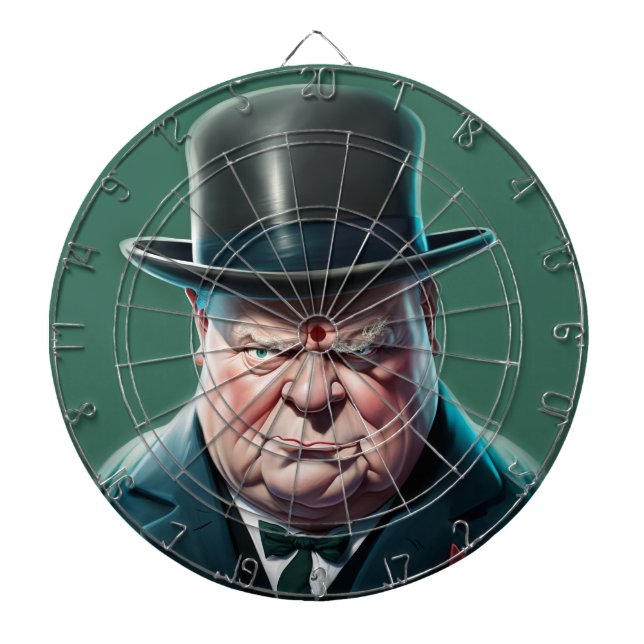 Winston Churchill Dartboard Darttavla (Framsidan)