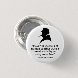 Winston Churchill emblem - citationstecken 11 Knapp