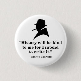 Winston Churchill emblem - citationstecken 18 Knapp