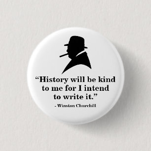 Winston Churchill emblem - citationstecken 18 Knapp