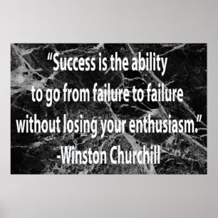 Winston Churchill: Framgång Poster