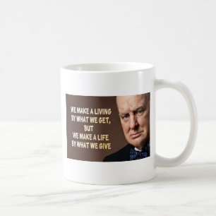 Winston Churchill gör vi ett uppehälle Kaffemugg