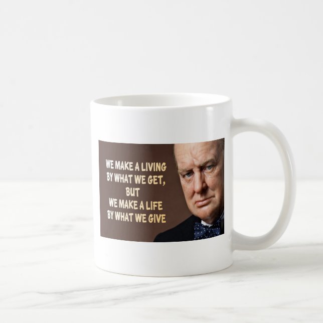 Winston Churchill gör vi ett uppehälle Kaffemugg (Höger)