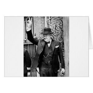Winston Churchill Hälsningskort