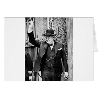 Winston Churchill Hälsningskort