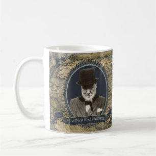 Winston Churchill historisk mugg