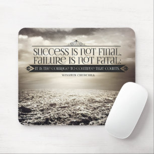Winston Churchill inspirational Quote "Courage" Musmatta